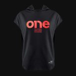 Ladies Sleeveless Hoodie Electric One