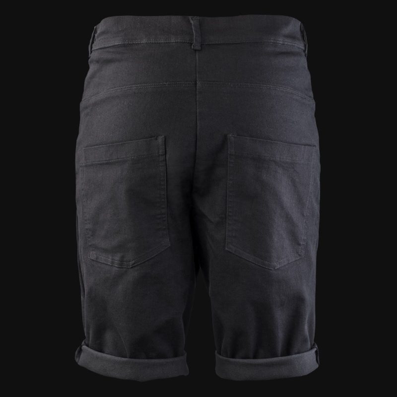 Black Denim Men's Shorts Cheetah - 02 Black Denim Men's Shorts Cheetah - 02