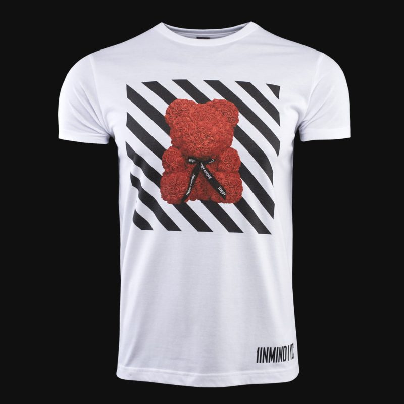 Men's T-shirt Rose Bear