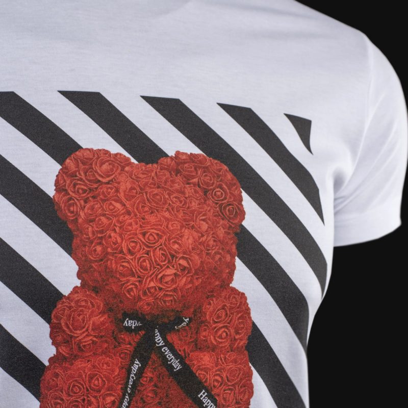 Men's T-shirt Rose Bear - 03