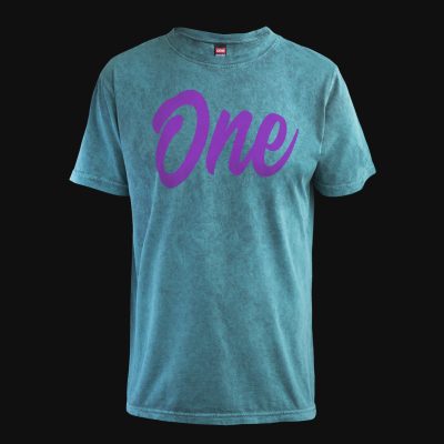 Men's T-shirt Тurquoise Purple