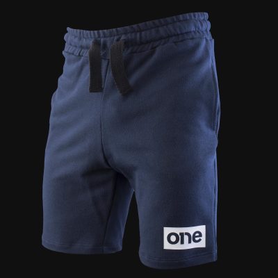 Men’s Fleece Jogger Short Pants Dark Blue
