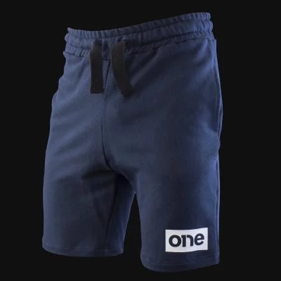Men’s Fleece Jogger Short Pants Dark Blue