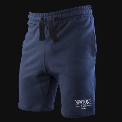 Men’s Fleece Jogger Short Pants Dark Blue V.02