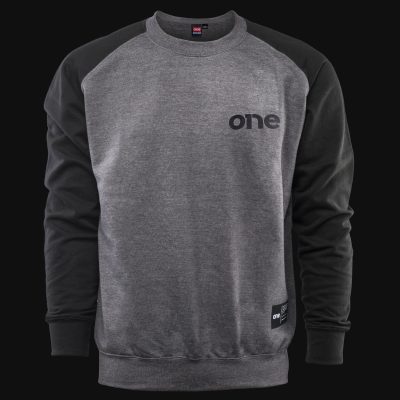 Crew-Neck Men’s Sweatshirt Grey One