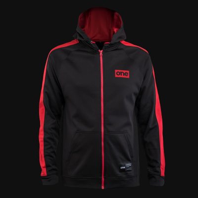 Men’s Full Zip-Up Hoodie R-Stripes