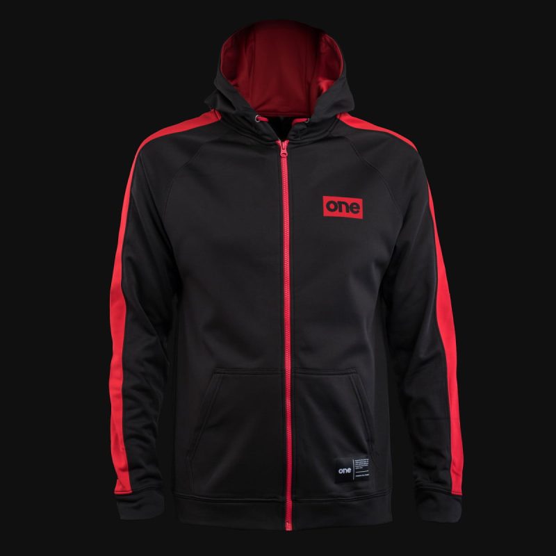 Men’s Full Zip-Up Hoodie R-Stripes Men’s Full Zip-Up Hoodie R-Stripes