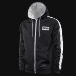 Men’s Full Zip-Up Hoodie W-stripes - 02