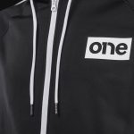 Men’s Full Zip-Up Hoodie W-stripes - 03