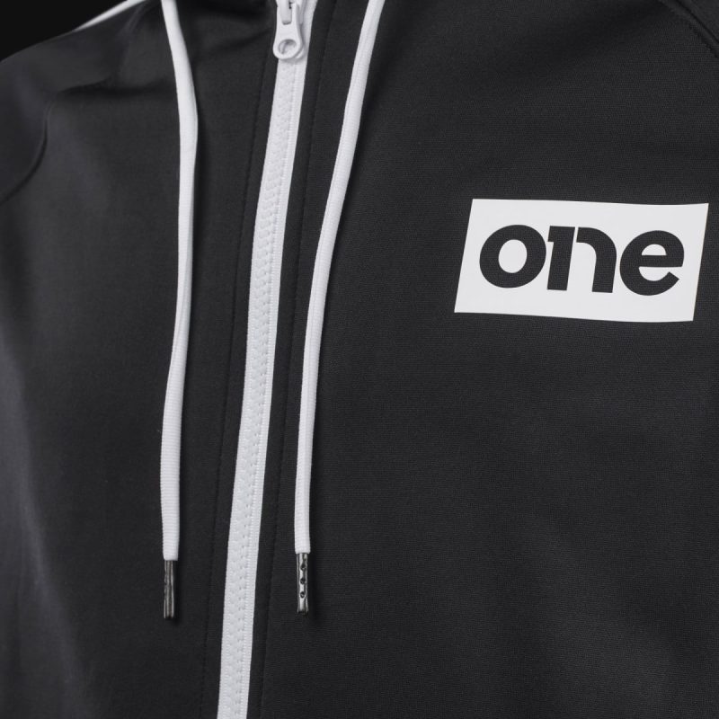 Men’s Full Zip-Up Hoodie W-stripes - 03