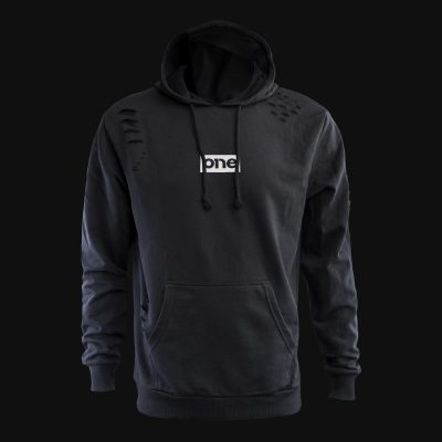 Distressed Men's Hoodie W-P