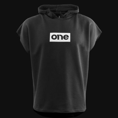 Sleeveless Men’s Hoodie White Box Logo
