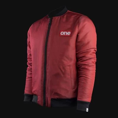 Lightweight Men’s Bomber Jacket Red One - 01