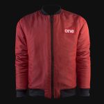 Lightweight Men’s Bomber Jacket Red One - 02
