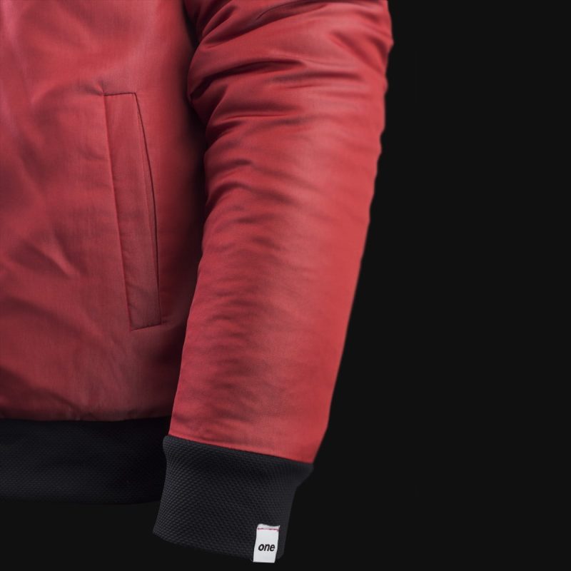 Lightweight Men’s Bomber Jacket Red One - 04