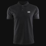 Men’s Cotton-Pique Polo Shirt Premium Technique Black v02