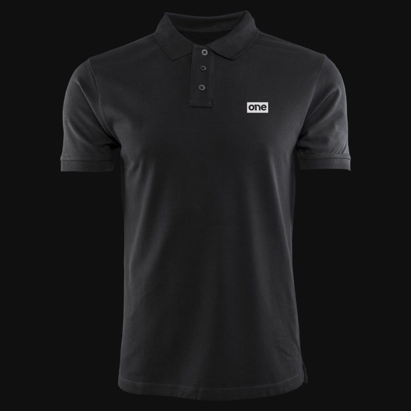 Men’s Cotton-Pique Polo Shirt Premium Technique Black v02 Men’s Cotton-Pique Polo Shirt Premium Technique Black v02