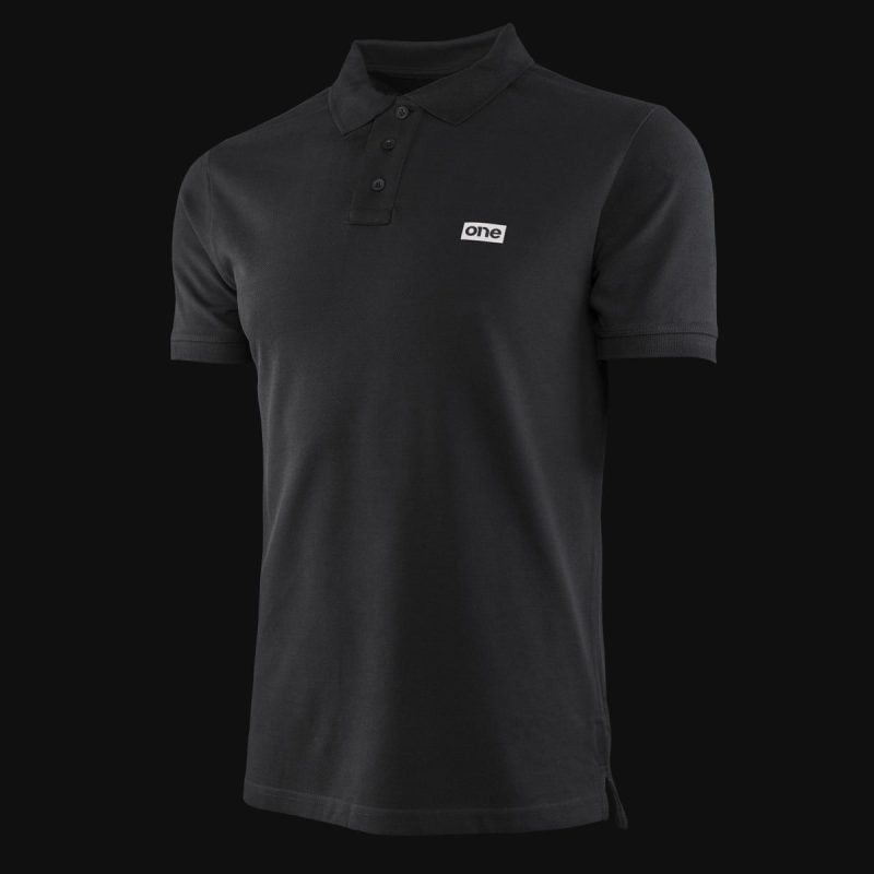 Men’s Cotton-Pique Polo Shirt Premium Technique Black v02 - 02