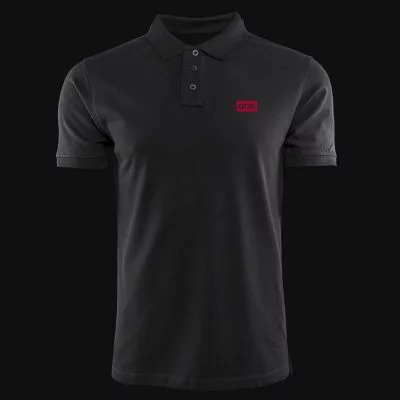 Men’s Cotton-Pique Polo Shirt Premium Technique Black