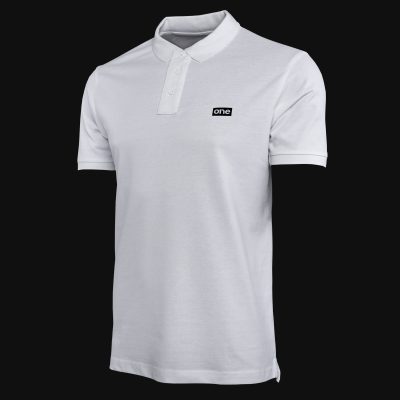Men’s Cotton-Pique Polo Shirt Premium Technique White