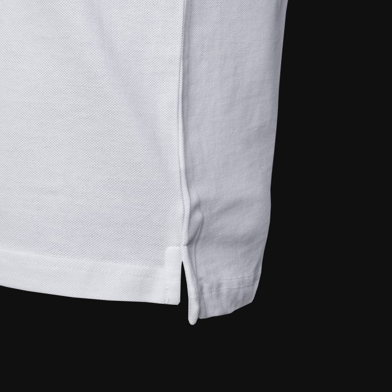 Men’s Cotton-Pique Polo Shirt Premium Technique White - 03 Men’s Cotton-Pique Polo Shirt Premium Technique White - 03