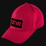Men’s Curved Classic Cap Red One Black Vers.