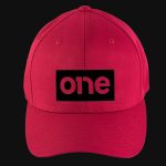 Men’s Curved Classic Cap Red One Black Vers. - 04