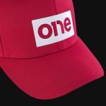 Men’s Curved Classic Cap Red One White Vers - 02