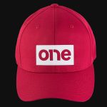Men’s Curved Classic Cap Red One White Vers - 04